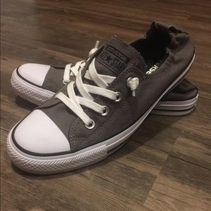 Converse slip-on sneakers Charcoal Gray (sz 9.5)